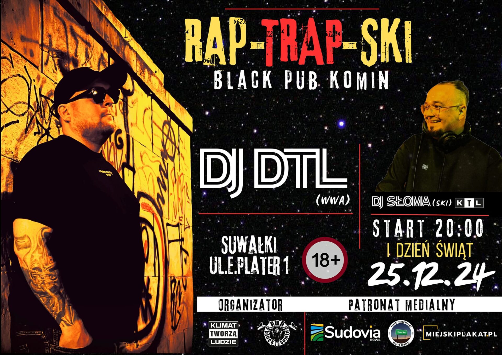 Magia dźwięków z DJ DTL i DJ SŁOMĄ: Niepowtarzalne wydarzenie już 25 grudnia
