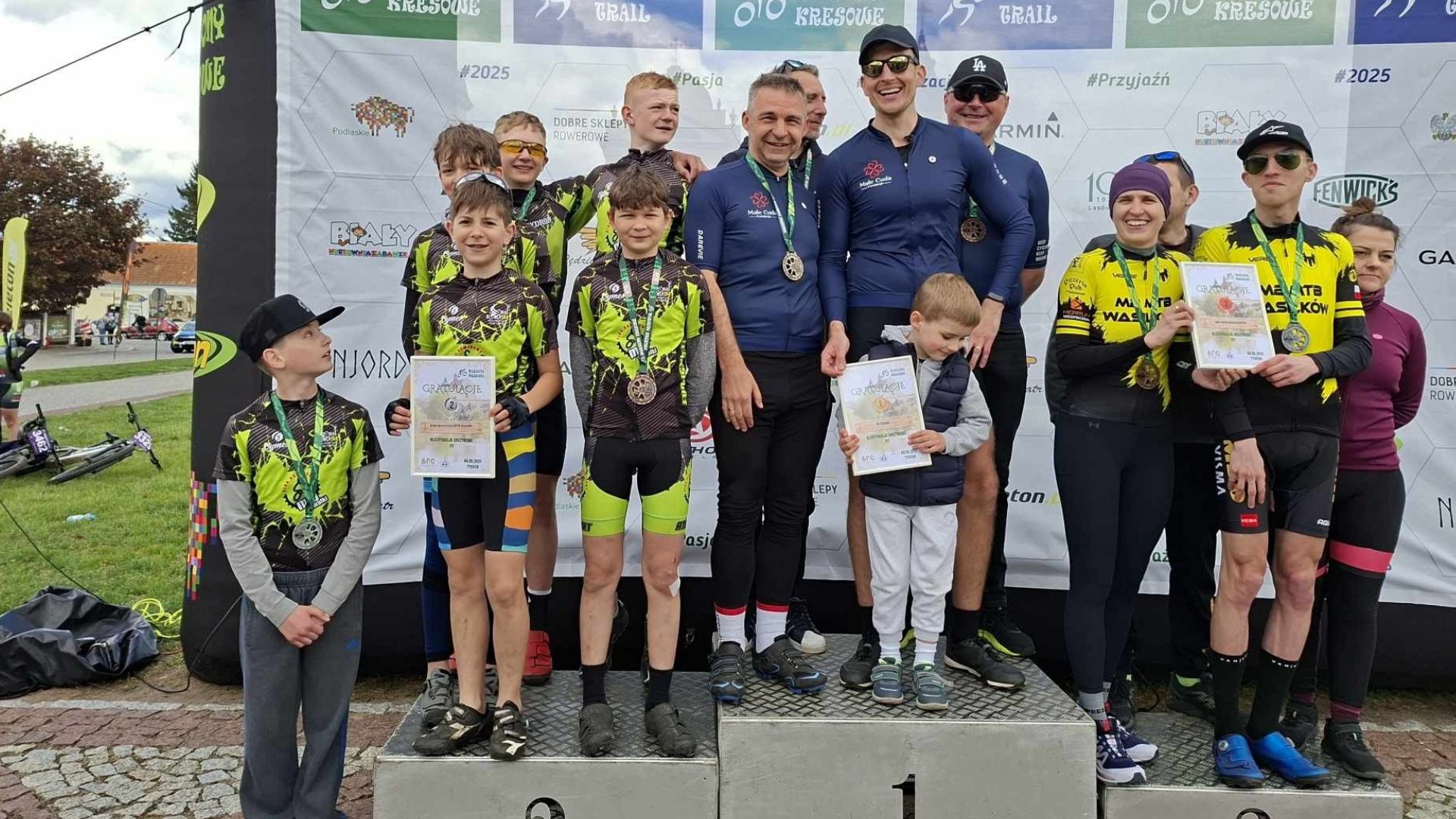 Sukcesy Suwalskiej Szkółki Kolarskiej na Maratonach Kresowych w Tykocinie