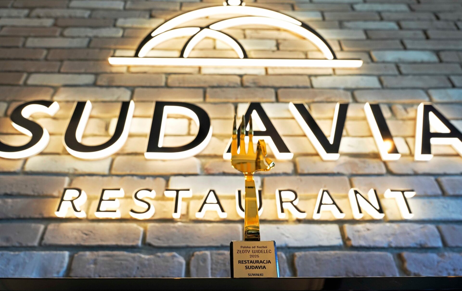 Restauracja Sudavia ponownie z prestiżową nagrodą Złotego Widelca