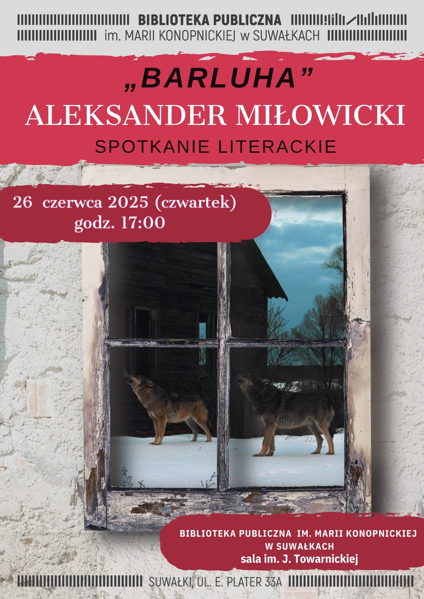 „Barluha” i inne opowieści. Autor książki odwiedzi Suwałki