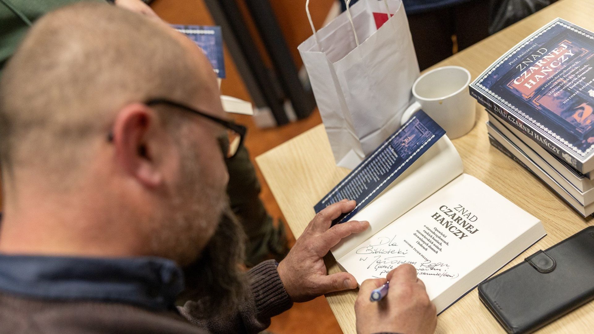 Spotkanie autorskie z Piotrem Malczewskim w Płocicznie Spotkanie autorskie z Piotrem Malczewskim w Płocicznie