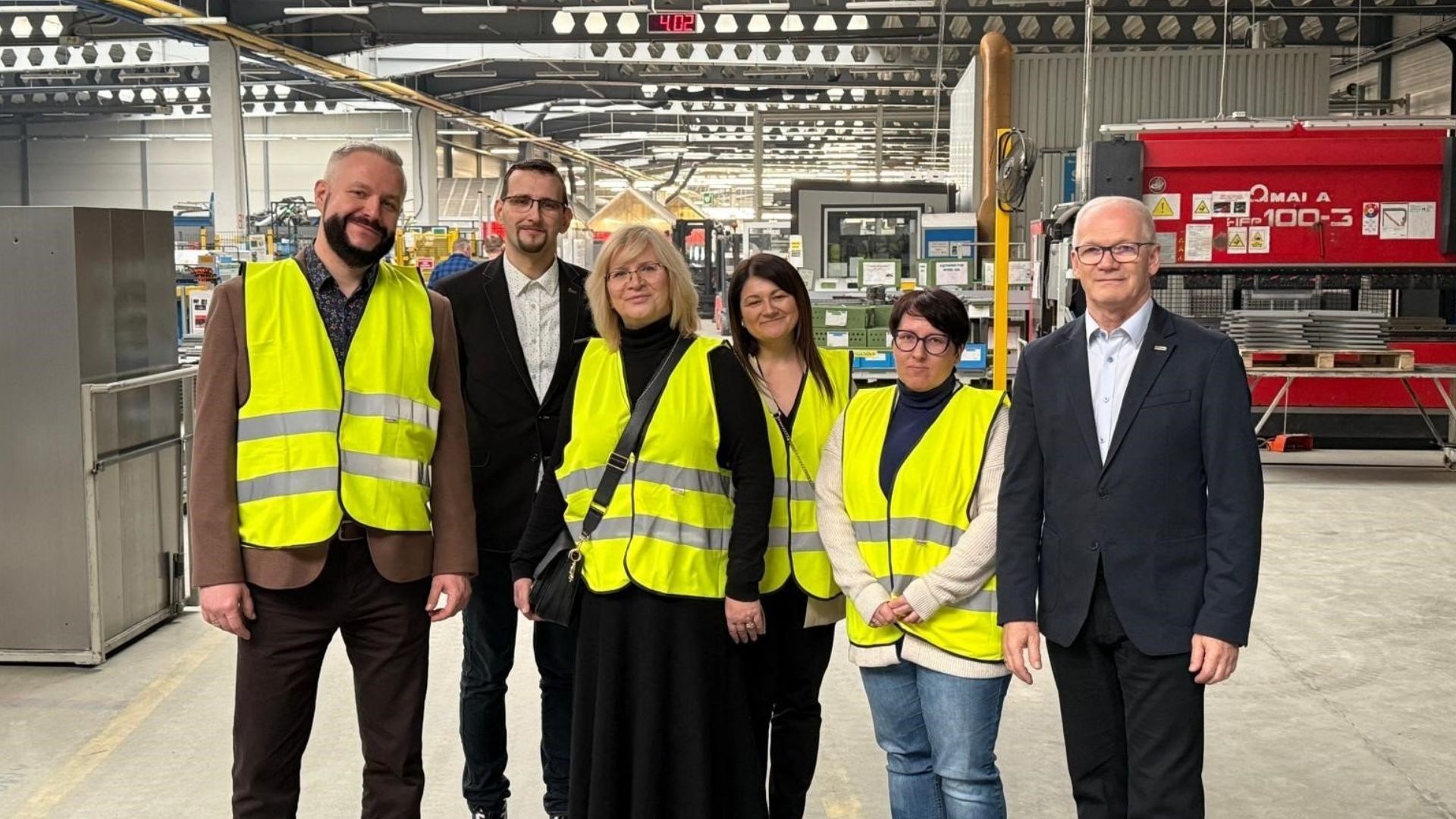 Delegacja PUZ w Suwałkach z wizytą w parku technologicznym firmy Malow