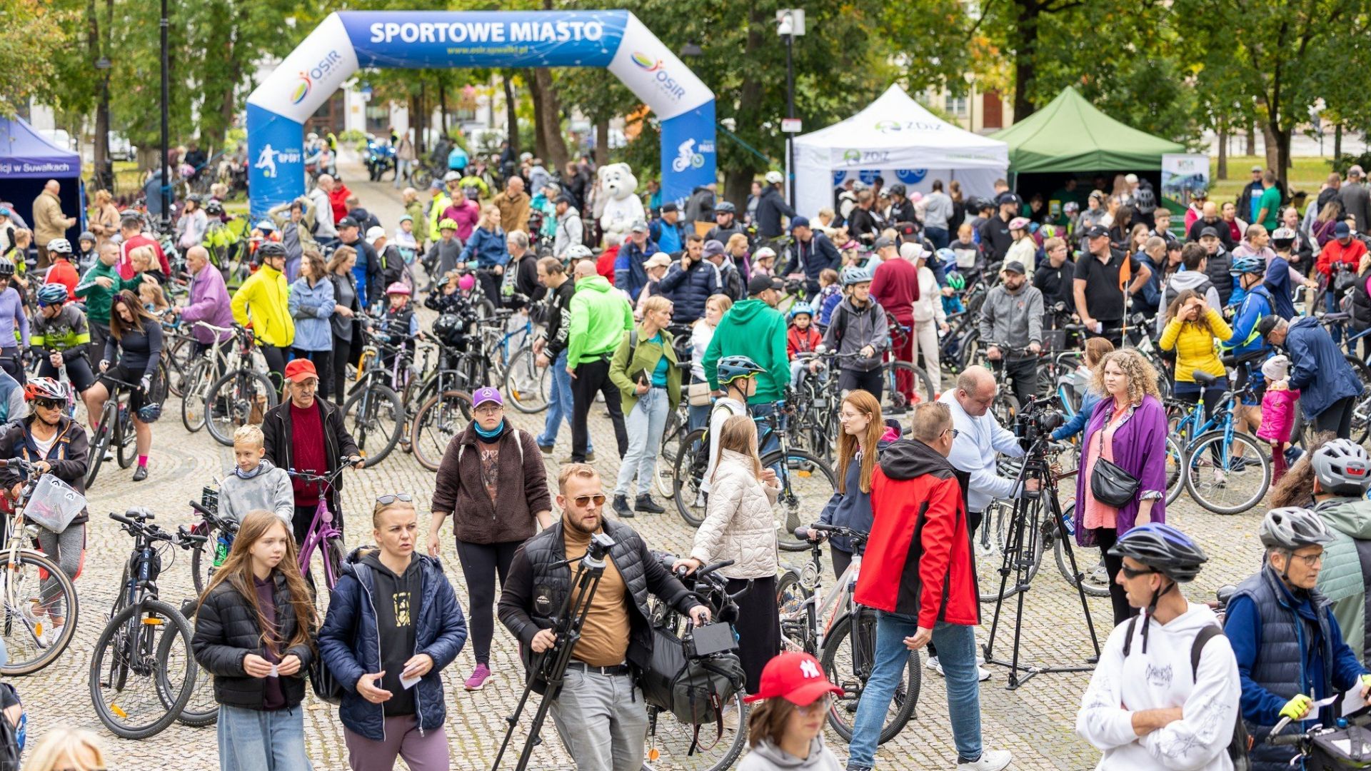 Europejski Dzień Bez Samochodu w Suwałkach. Przejazd rowerowy i festyn