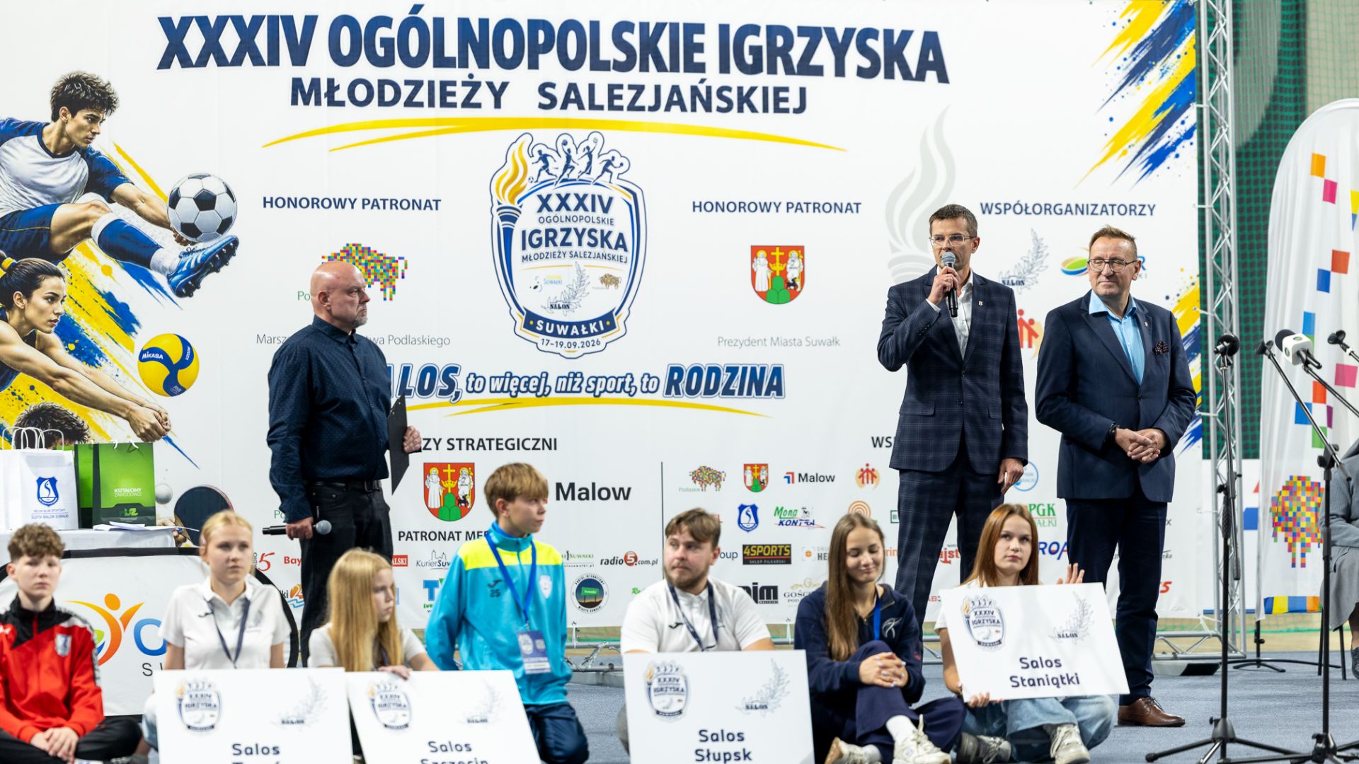 XXXIV Ogólnopolskie Igrzyska Młodzieży Salezjańskiej rozpoczęły się w Suwałkach XXXIV Ogólnopolskie Igrzyska Młodzieży Salezjańskiej rozpoczęły się w Suwałkach